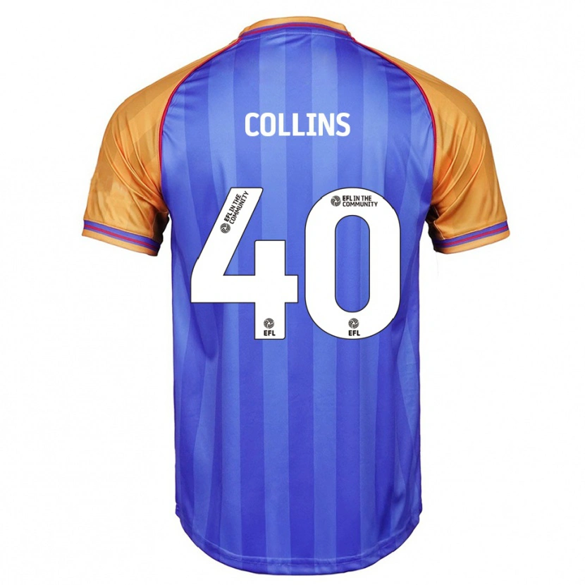 DanxenレディースJude Collins#40青 オレンジホームシャツ2025/26ジャージーユニフォーム
