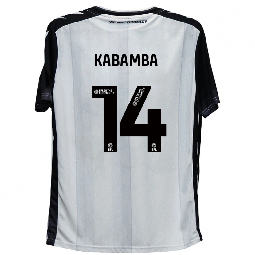 DanxenレディースNicke Kabamba#14白 黒ホームシャツ2025/26ジャージーユニフォーム