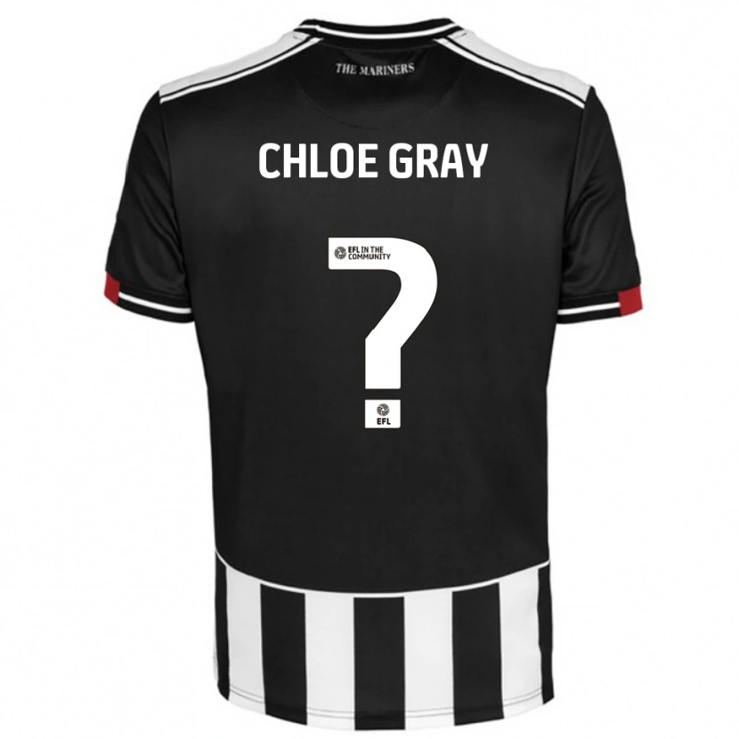 DanxenレディースChloe Gray#0黒 白 赤ホームシャツ2025/26ジャージーユニフォーム