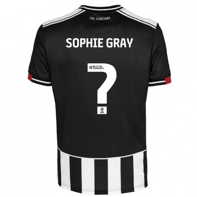 DanxenレディースSophie Gray#0黒 白 赤ホームシャツ2025/26ジャージーユニフォーム