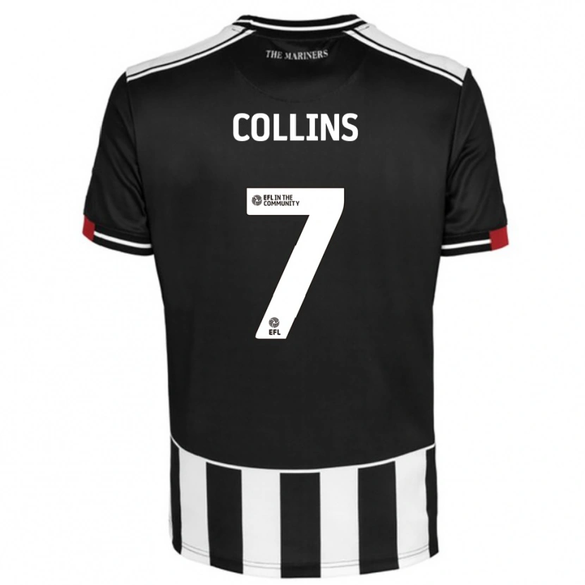 DanxenレディースJack Collins#7黒 白 赤ホームシャツ2025/26ジャージーユニフォーム
