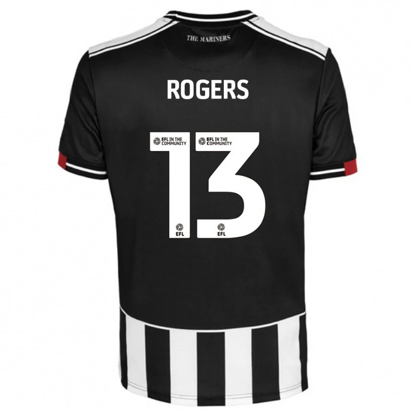 DanxenレディースHayden Rogers#13黒 白 赤ホームシャツ2025/26ジャージーユニフォーム