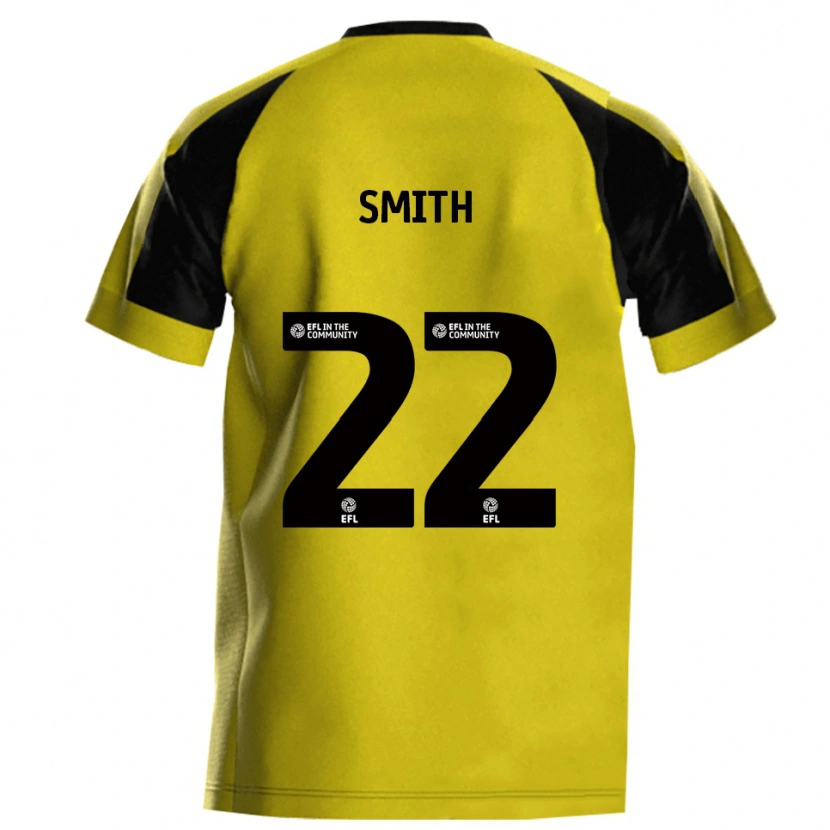 DanxenレディースReece Smith#22黄 灰色ホームシャツ2025/26ジャージーユニフォーム