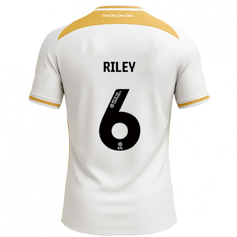 DanxenレディースHarry Riley#6白 金ホームシャツ2025/26ジャージーユニフォーム