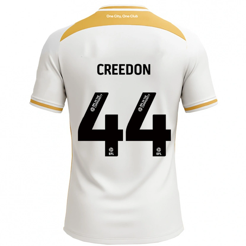 DanxenレディースErin Creedon#44白 金ホームシャツ2025/26ジャージーユニフォーム