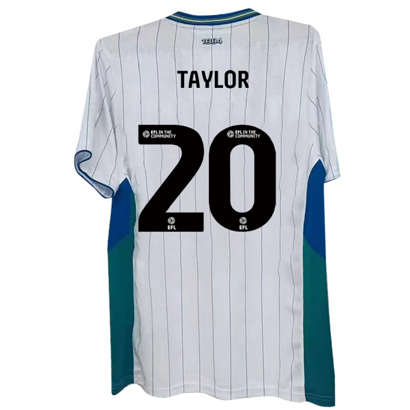 DanxenレディースSam Taylor#20白 緑 青ホームシャツ2025/26ジャージーユニフォーム