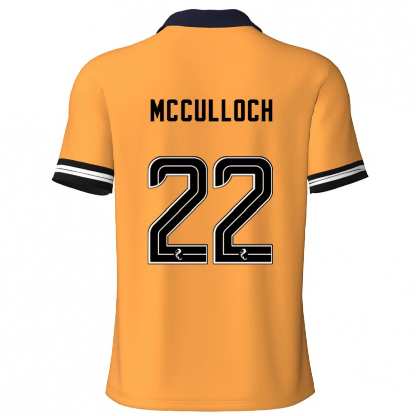 DanxenレディースSeren Mcculloch#22黄 黒ホームシャツ2025/26ジャージーユニフォーム