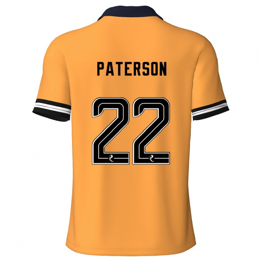DanxenレディースMaura Paterson#22黄 黒ホームシャツ2025/26ジャージーユニフォーム