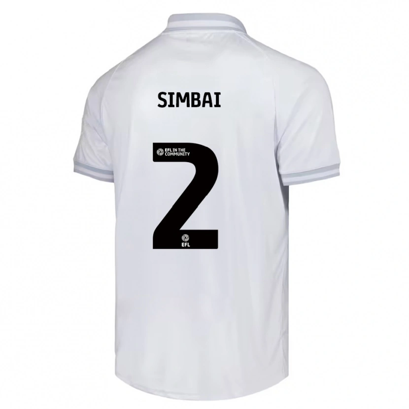 DanxenレディースKingston Simbai#2白 灰色 黒アウェイシャツ2025/26ジャージーユニフォーム