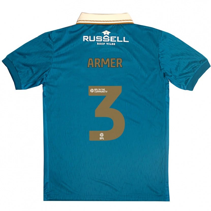 Danxenレディースジャック・アーマー#3水色 白アウェイシャツ2025/26ジャージーユニフォーム