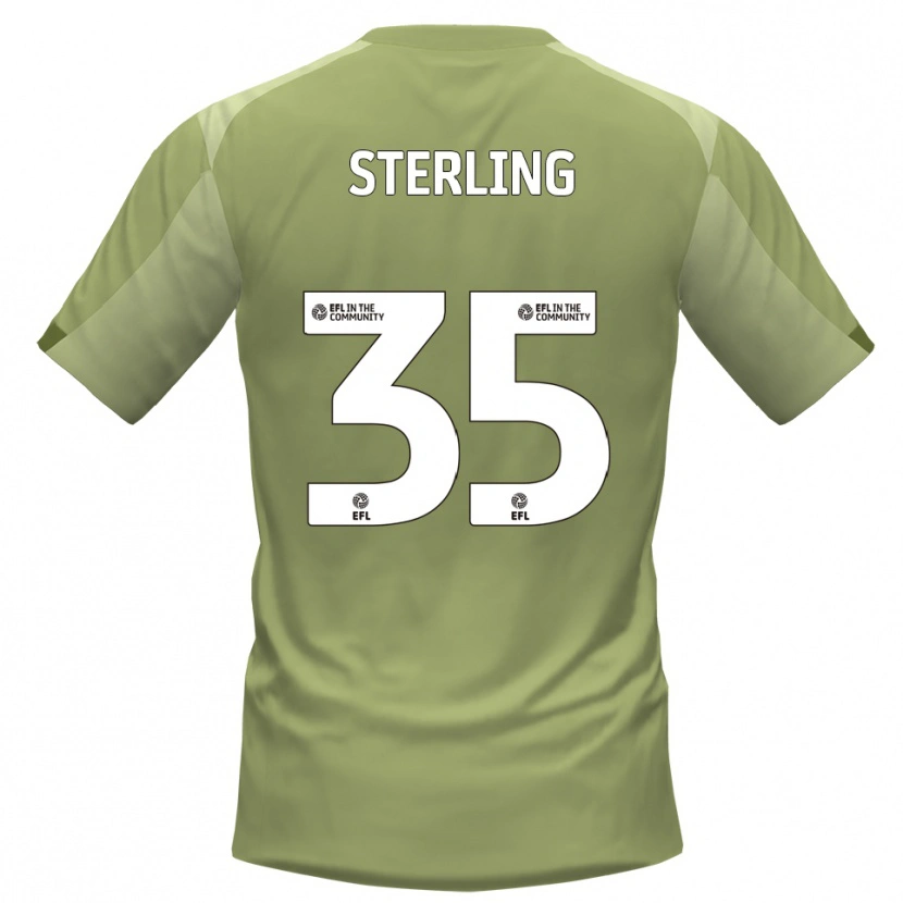 DanxenレディースAaron Sterling#35セージ シャンパンアウェイシャツ2025/26ジャージーユニフォーム