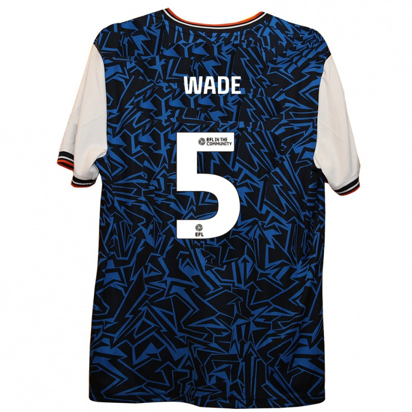 DanxenレディースElly Wade#5青 黒 白アウェイシャツ2025/26ジャージーユニフォーム