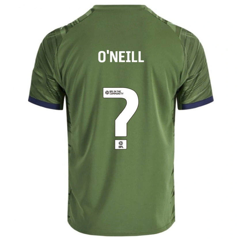 DanxenレディースAlex O'neill#0緑 白アウェイシャツ2025/26ジャージーユニフォーム