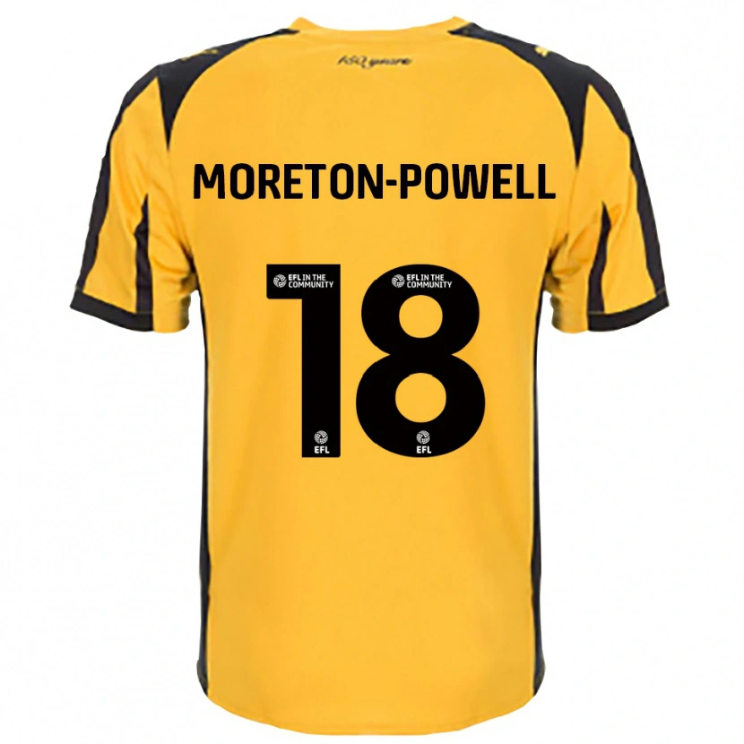 DanxenレディースErin Moreton-Powell#18オレンジ 黒アウェイシャツ2025/26ジャージーユニフォーム