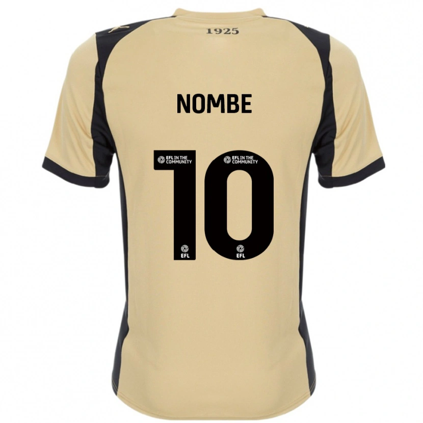 DanxenレディースSam Nombe#10金 黒アウェイシャツ2025/26ジャージーユニフォーム