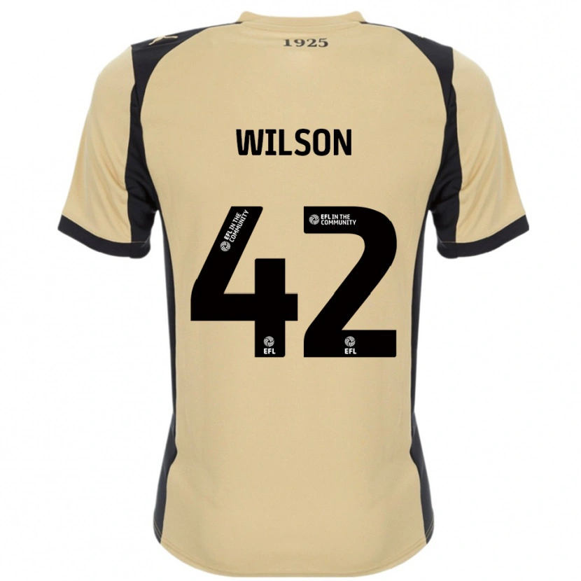 DanxenレディースReece Wilson#42金 黒アウェイシャツ2025/26ジャージーユニフォーム