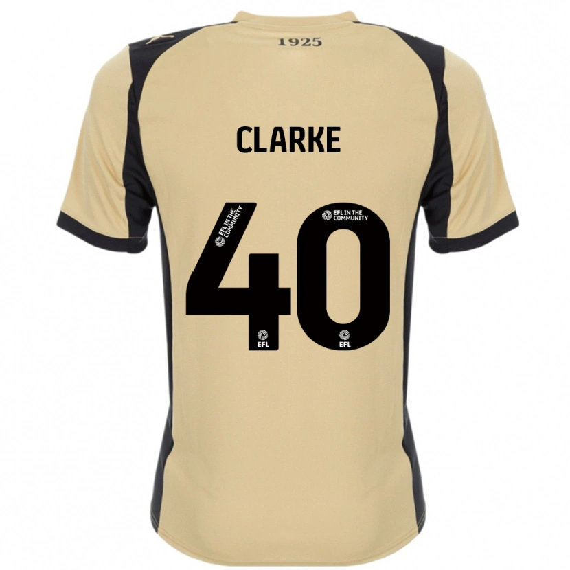 DanxenレディースLewis Clarke#40金 黒アウェイシャツ2025/26ジャージーユニフォーム