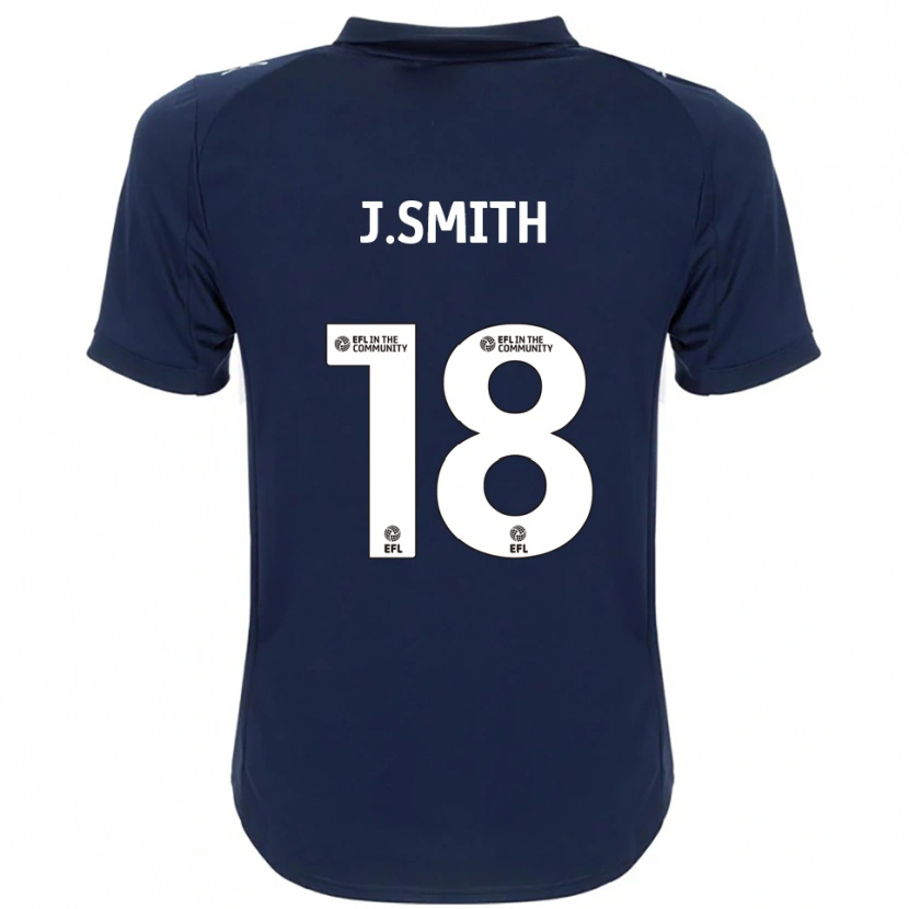 DanxenレディースJonny Smith#18紺 白アウェイシャツ2025/26ジャージーユニフォーム