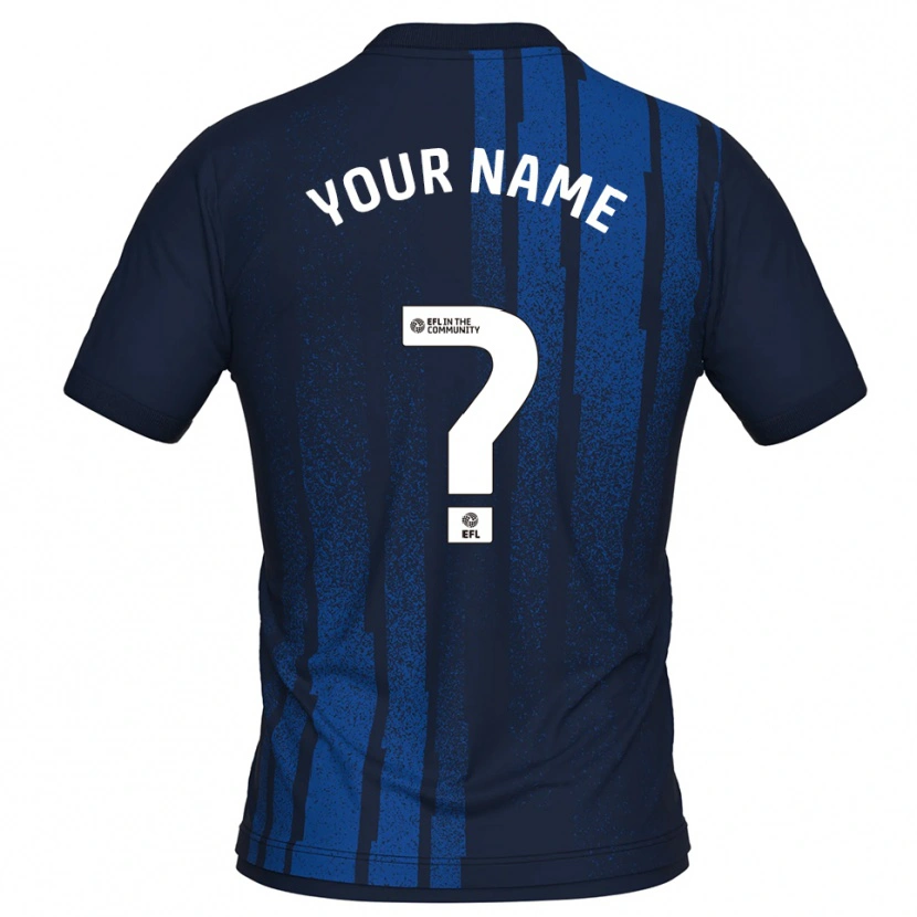 Danxenレディースあなたの名前#0紺 白アウェイシャツ2025/26ジャージーユニフォーム