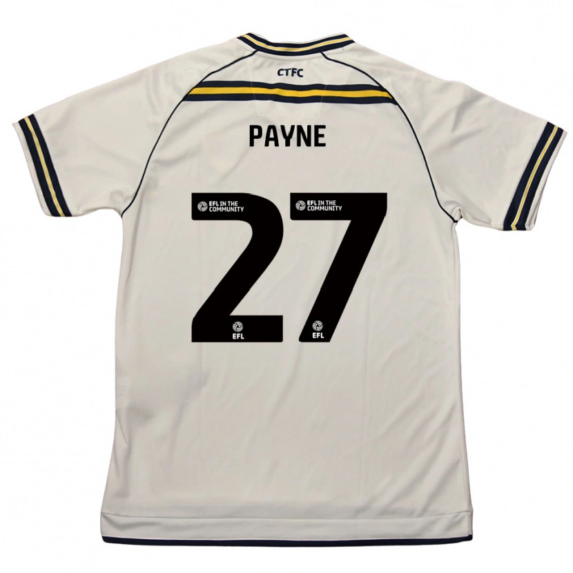 DanxenレディースLewis Payne#27白 紺アウェイシャツ2025/26ジャージーユニフォーム