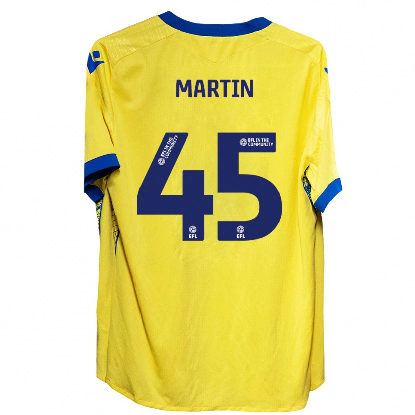 DanxenレディースKai Martin#45黄 青アウェイシャツ2025/26ジャージーユニフォーム