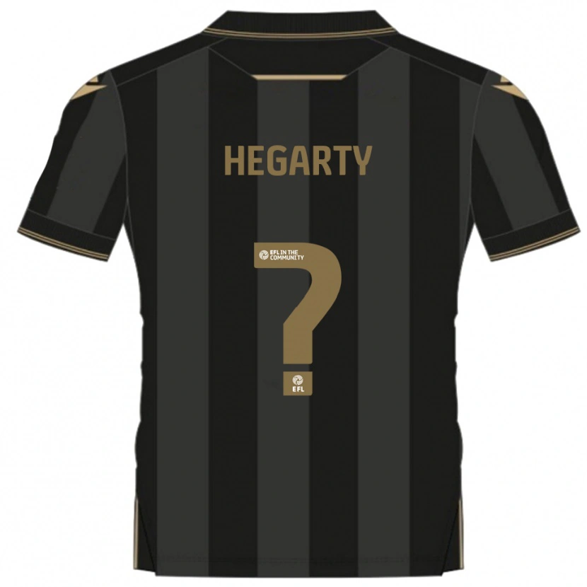 DanxenレディースFletcher Hegarty#0黒 金アウェイシャツ2025/26ジャージーユニフォーム