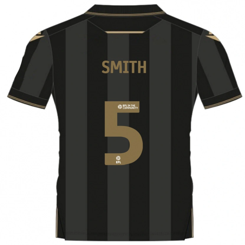DanxenレディースAndy Smith#5黒 金アウェイシャツ2025/26ジャージーユニフォーム