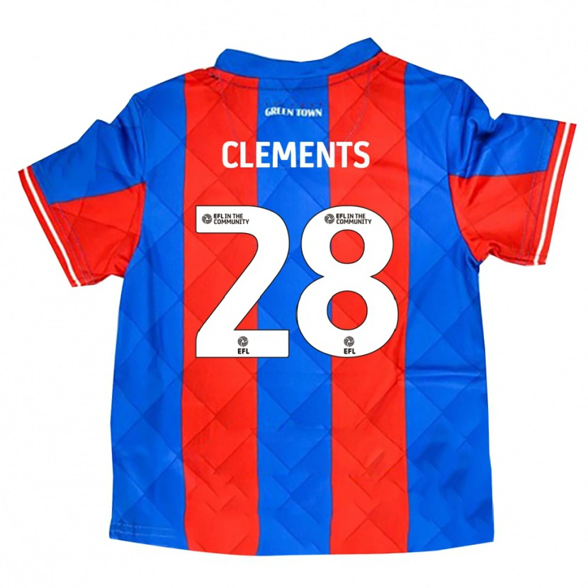 DanxenレディースCharlie Clements#28青 赤 白アウェイシャツ2025/26ジャージーユニフォーム