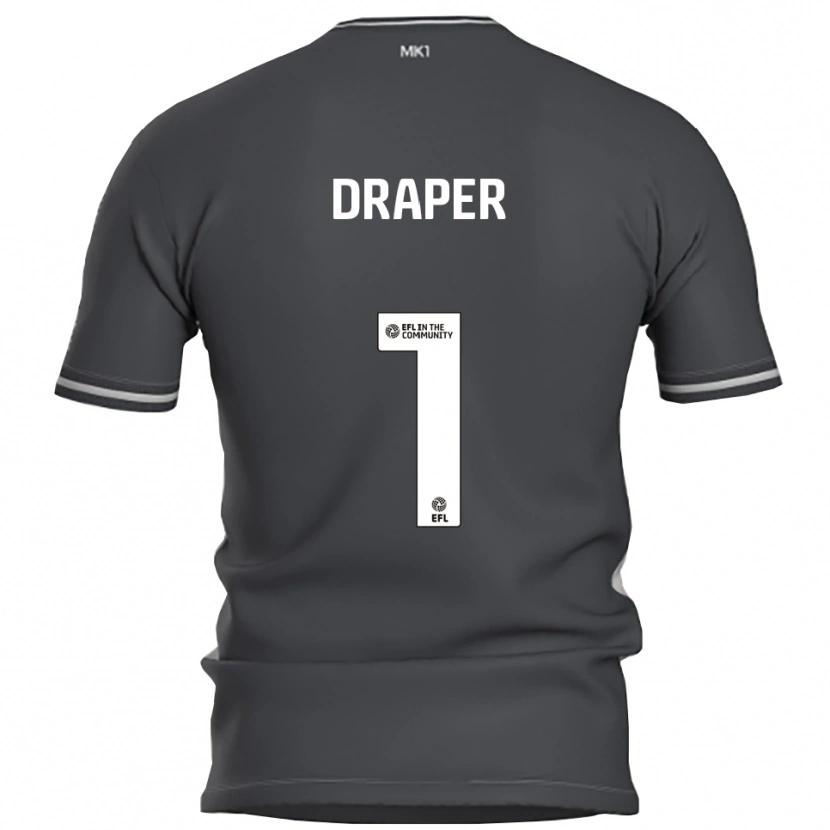 DanxenレディースAnna Draper#1灰色 銀色アウェイシャツ2025/26ジャージーユニフォーム