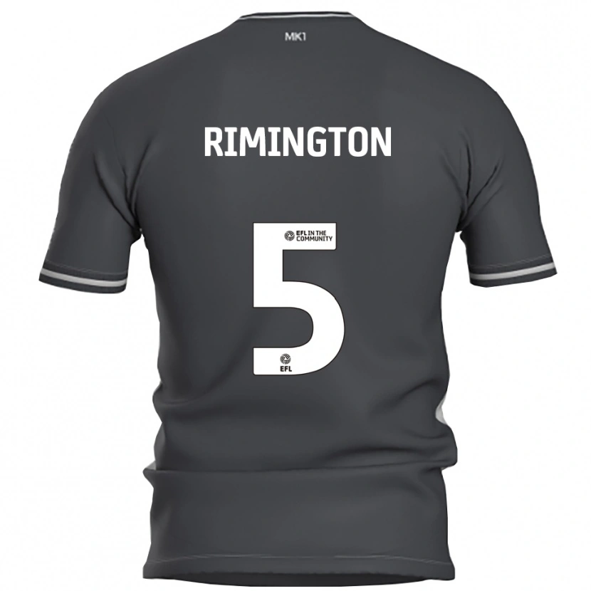 DanxenレディースIsabelle Rimington#5灰色 銀色アウェイシャツ2025/26ジャージーユニフォーム