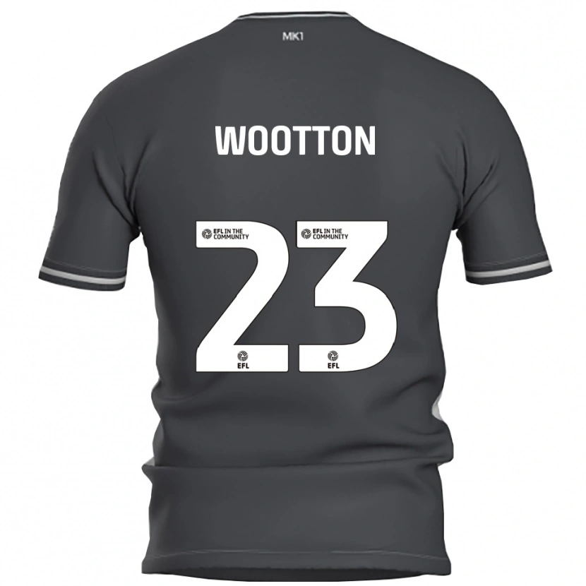 DanxenレディースSydney Wootton#23灰色 銀色アウェイシャツ2025/26ジャージーユニフォーム