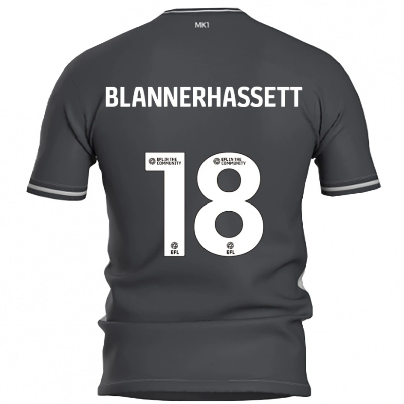 DanxenレディースTommy Blannerhassett#18灰色 銀色アウェイシャツ2025/26ジャージーユニフォーム
