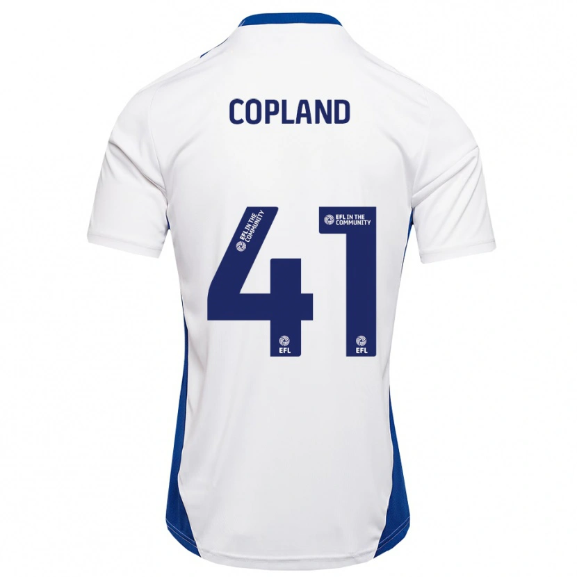 DanxenレディースJack Copland#41白 青アウェイシャツ2025/26ジャージーユニフォーム