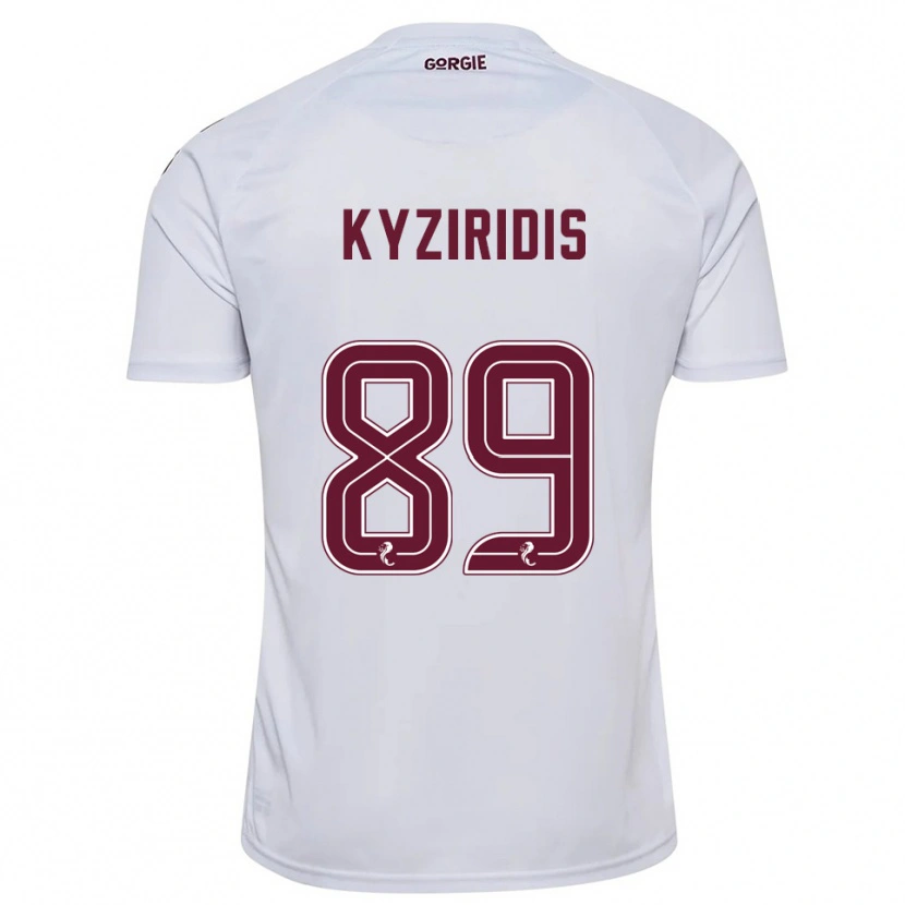 DanxenレディースAlexandros Kyziridis#89白 バーガンディアウェイシャツ2025/26ジャージーユニフォーム