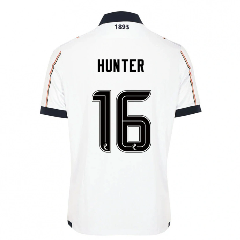 DanxenレディースMichael Hunter#16白 紺 赤アウェイシャツ2025/26ジャージーユニフォーム