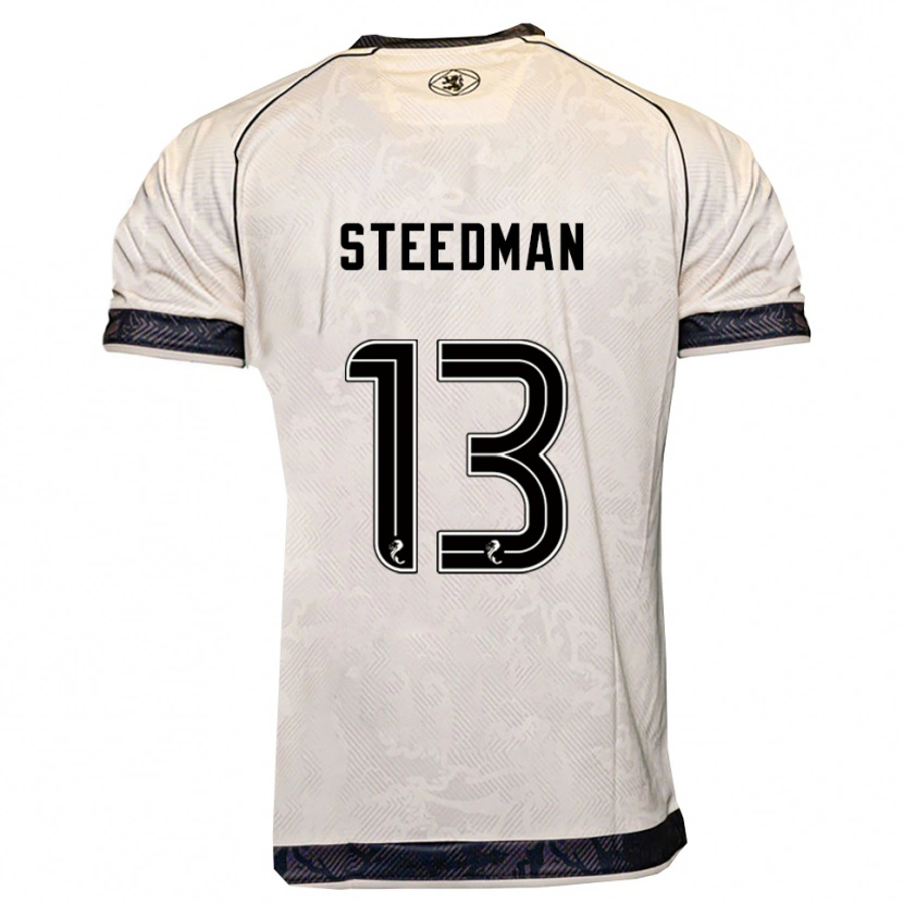 DanxenレディースMorgan Steedman#13白 黒アウェイシャツ2025/26ジャージーユニフォーム