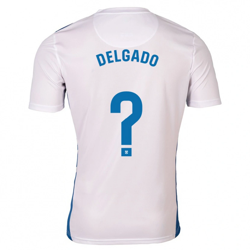DanxenキッズAle Delgado#0白 青ホームシャツ2025/26ジャージーユニフォーム