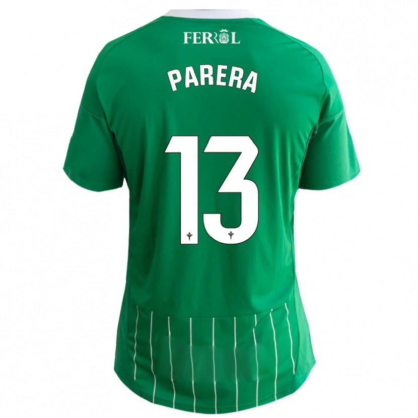 DanxenキッズMiquel Parera#13緑 白ホームシャツ2025/26ジャージーユニフォーム