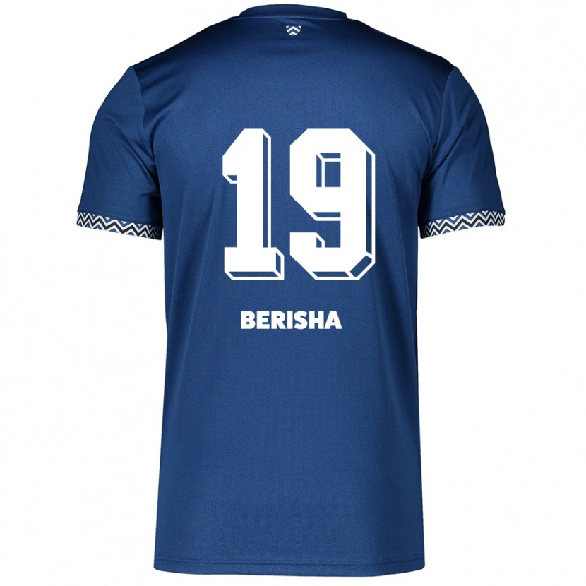 DanxenキッズArtijola Berisha#19紺 白ホームシャツ2025/26ジャージーユニフォーム
