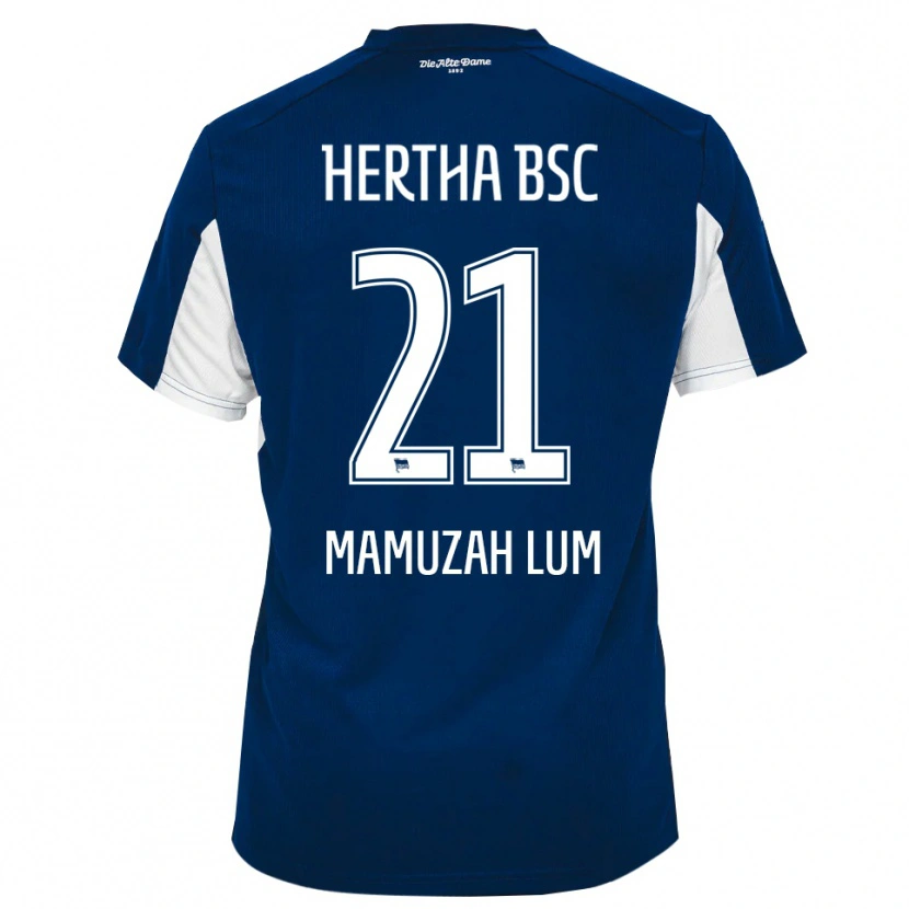 DanxenキッズBoris Mamuzah Lum#21白 青ホームシャツ2025/26ジャージーユニフォーム