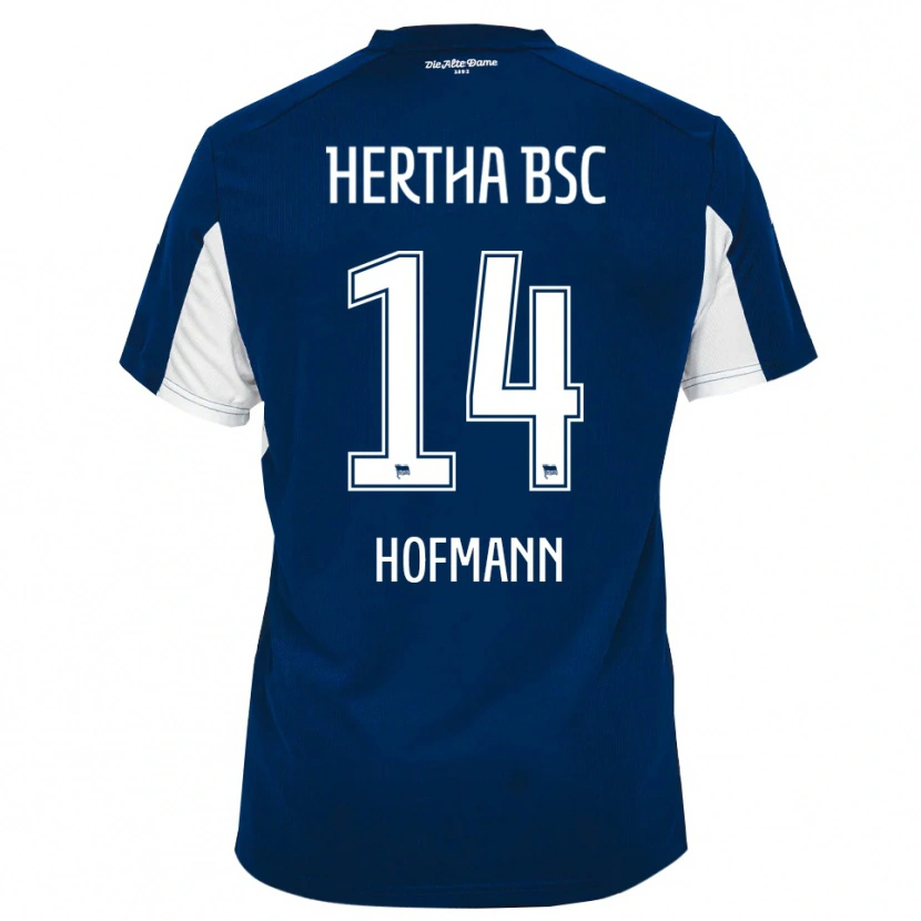DanxenキッズNico Hofmann#14白 青ホームシャツ2025/26ジャージーユニフォーム