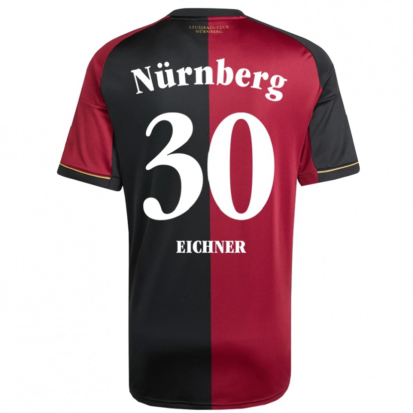 DanxenキッズBenjamin Eichner#30バーガンディ 黒ホームシャツ2025/26ジャージーユニフォーム