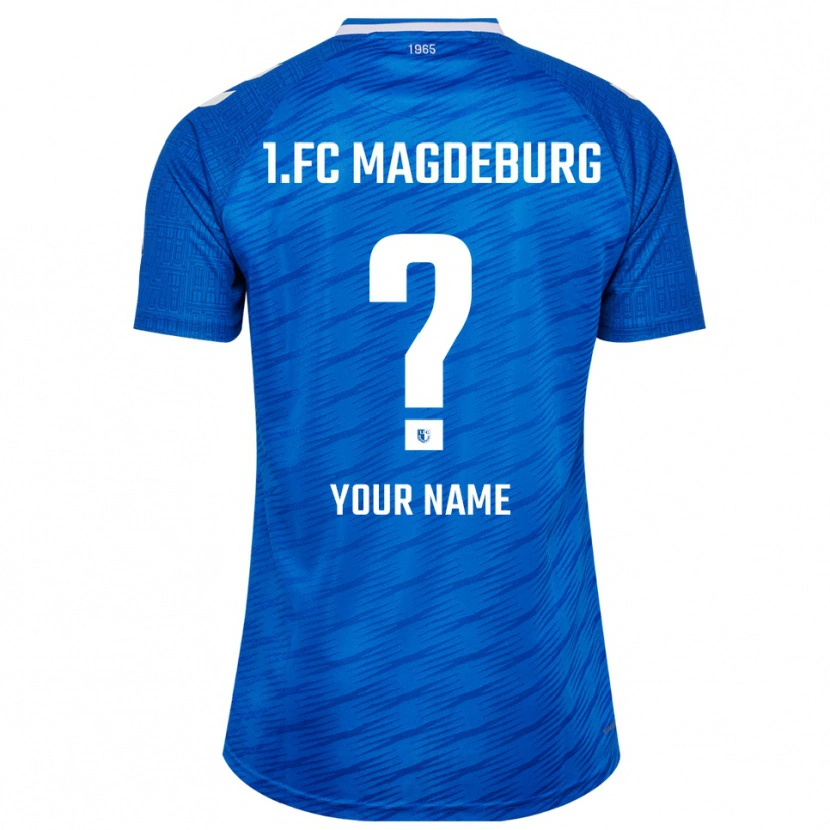 Danxenキッズあなたの名前#0青 白ホームシャツ2025/26ジャージーユニフォーム