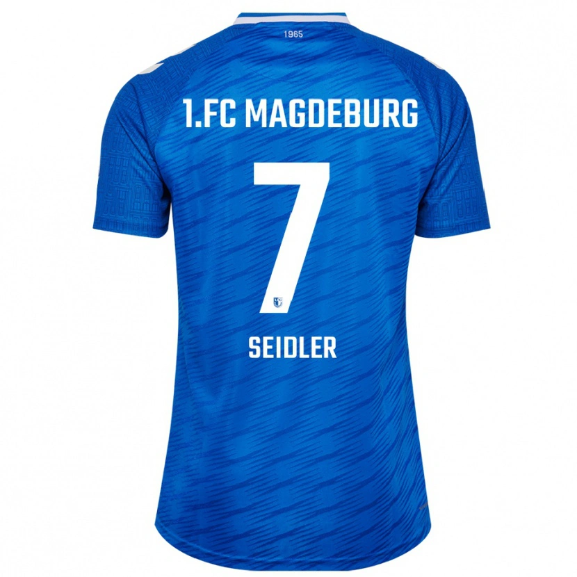 DanxenキッズWiebke Seidler#7青 白ホームシャツ2025/26ジャージーユニフォーム