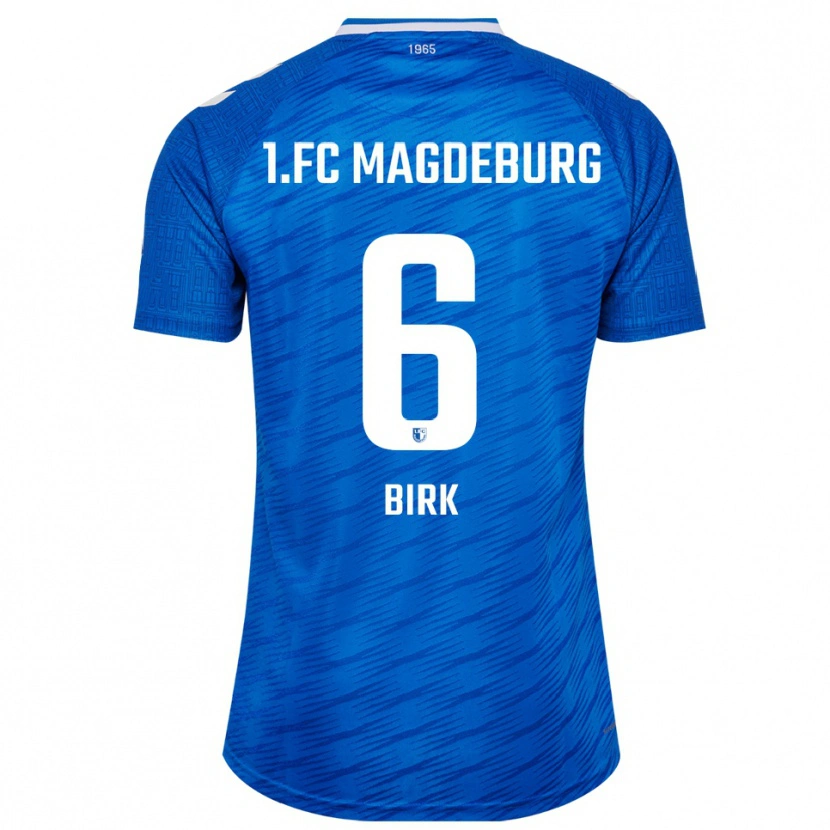 Danxenキッズティモ・バーク#6青 白ホームシャツ2025/26ジャージーユニフォーム