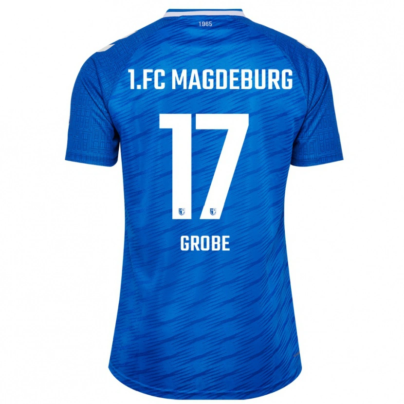 DanxenキッズTheresa Grobe#17青 白ホームシャツ2025/26ジャージーユニフォーム