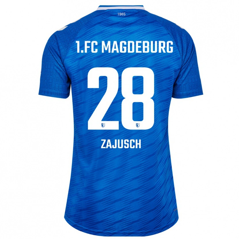 DanxenキッズMarcel Zajusch#28青 白ホームシャツ2025/26ジャージーユニフォーム