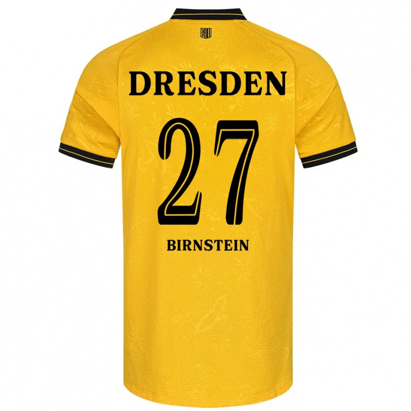 DanxenキッズNick Birnstein#27黄 黒ホームシャツ2025/26ジャージーユニフォーム