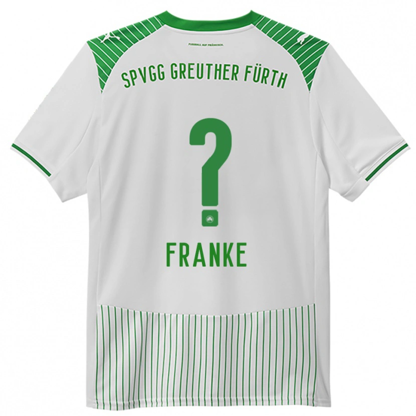 DanxenキッズLena Franke#0白 緑ホームシャツ2025/26ジャージーユニフォーム