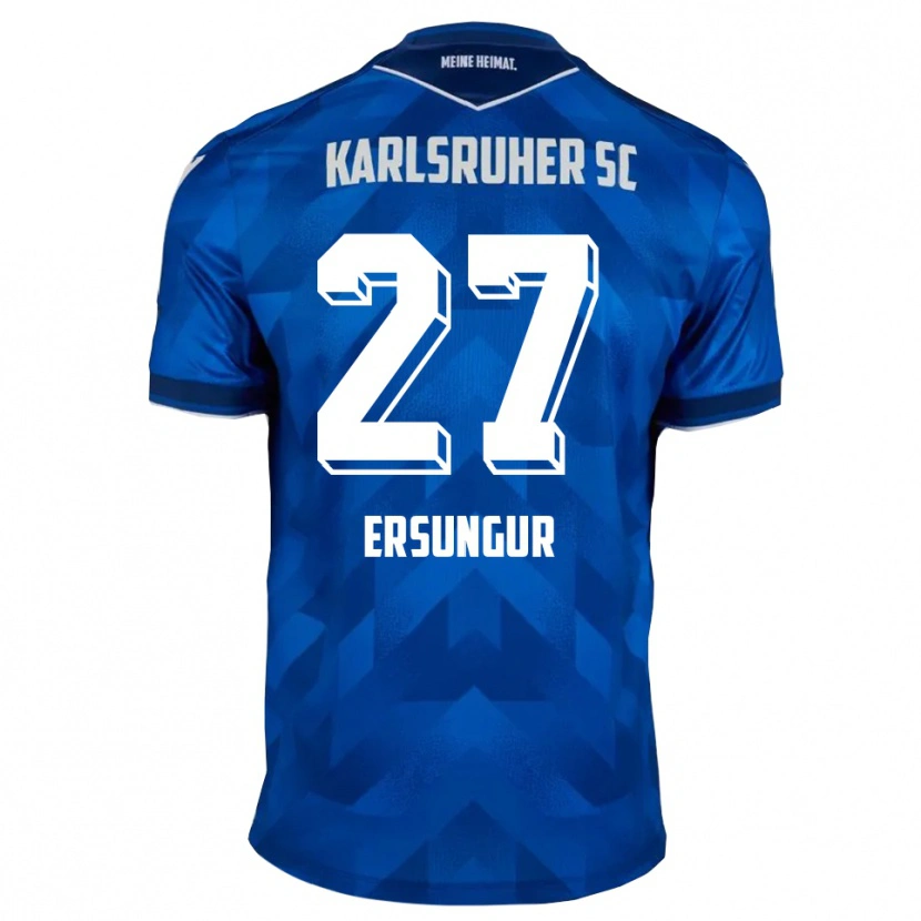 DanxenキッズAli-Eren Ersungur#27青 白ホームシャツ2025/26ジャージーユニフォーム